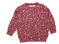 Soft Gallery blouse Galou oxblood red flowery